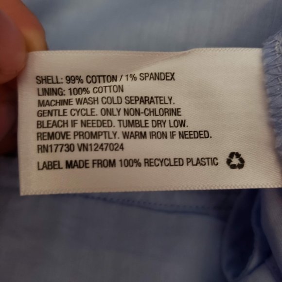 Sandy Liang x Target Blue & White Gingham Check Cropped Sleeve Babydoll Dress - Picture 10 of 10